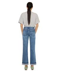 KanCan Essential Women's Carrie Mid-Rise Straight Jeans