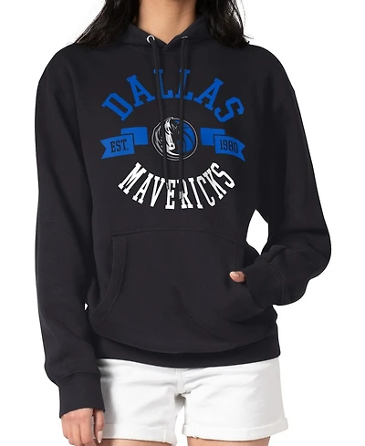 G-iii 4Her by Carl Banks Women's Black Dallas Mavericks City Pullover Hoodie