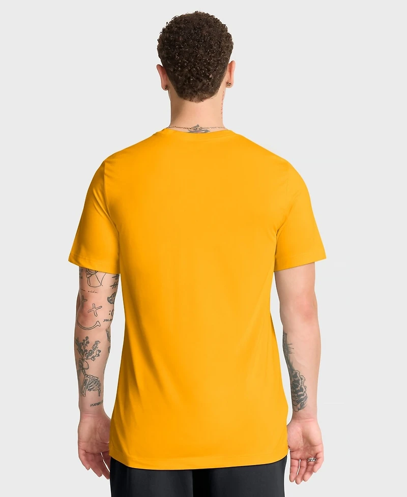 Nike Men's Gold West Virginia Mountaineers Basketball Icon Legend Dri-fit T-Shirt