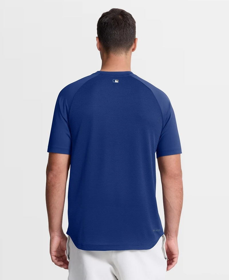 Nike Men's Royal Kansas City Royals Authentic Collection Batting Practice Pre-Game Raglan Dri-fit T-Shirt