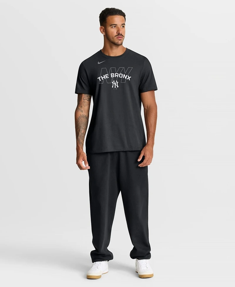 Nike Men's Black New York Yankees Primetime Fashion T-Shirt