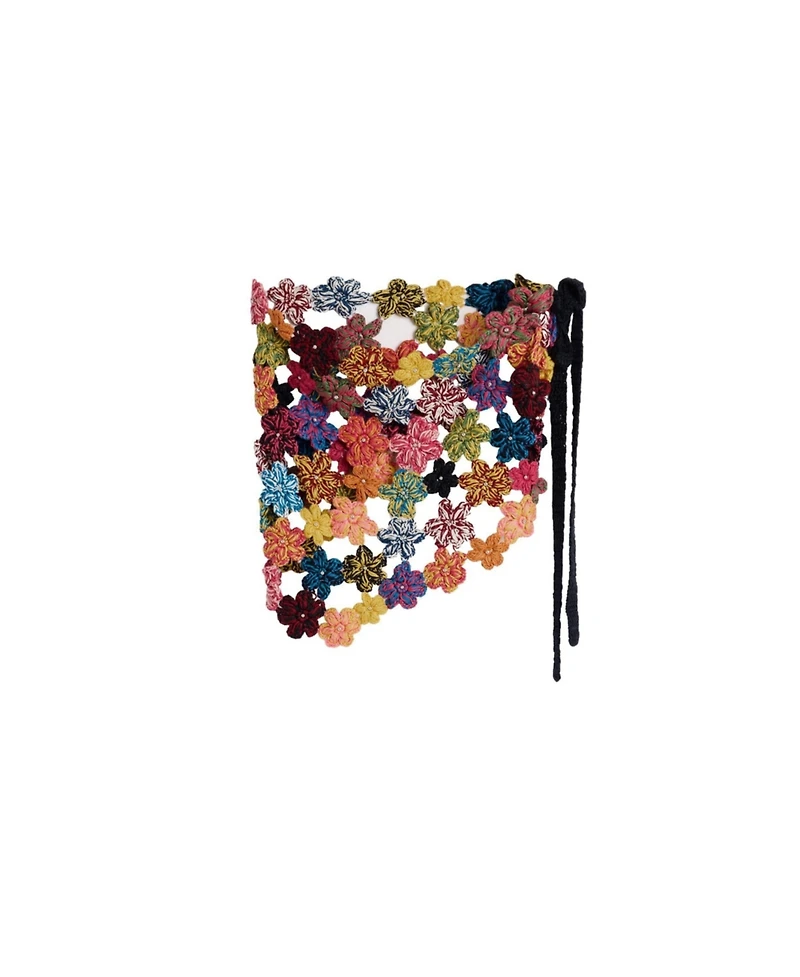 Desigual Women's Crochet flower pareo