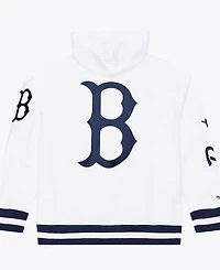 Mitchell & Ness Men's White Boston Red Sox Cooperstown Collection Fleece Hoodie