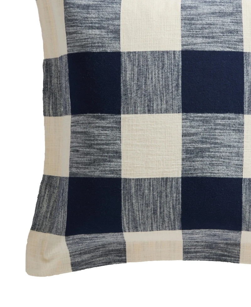 Levtex Home Highland Plaid Cotton 2-Piece Sham Set, European