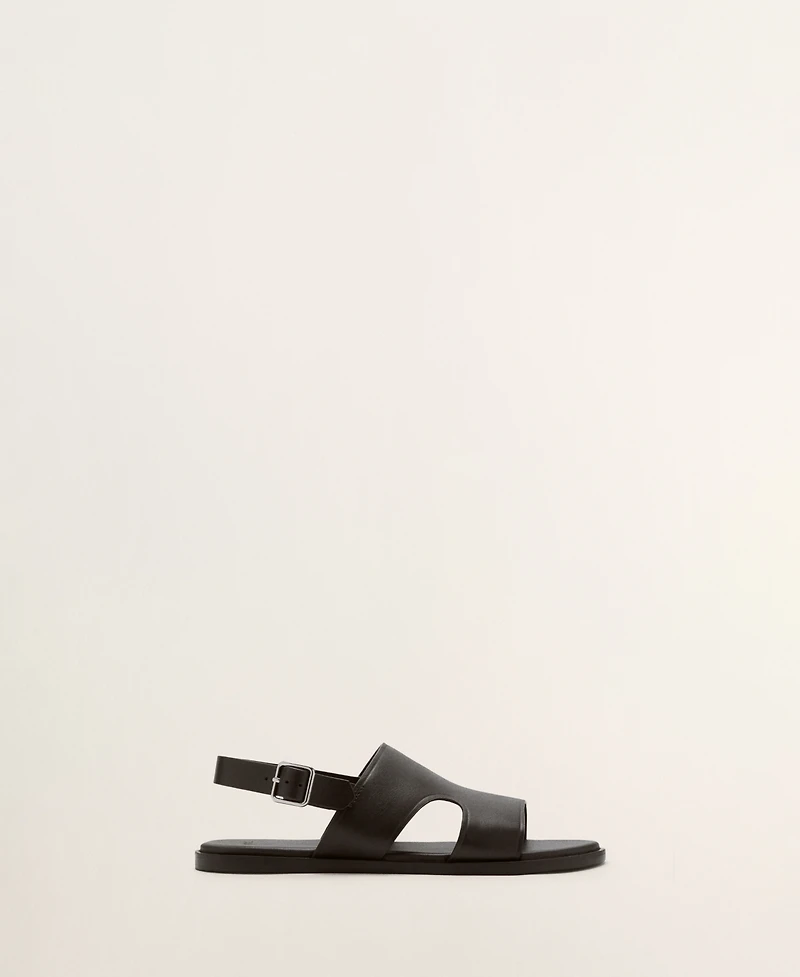 Mango Men's Leather Strap Sandals