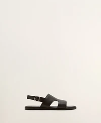 Mango Men's Leather Strap Sandals