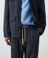 Mango Men's Regular-Fit Lyocell Linen Pants