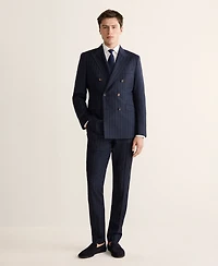 Mango Men's Wool Venice Striped Suit Jacket