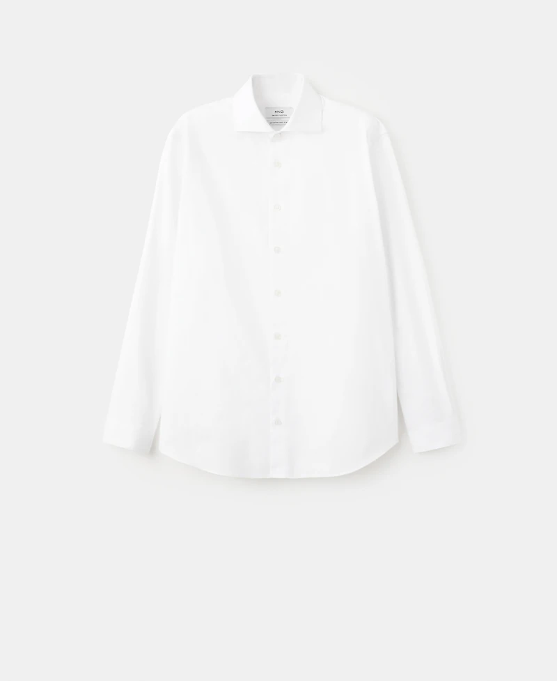 Mango Men's Cotton Slim Fit Shirt