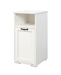 Midola Laundry Cabinet with 1 Removable Liner Bags Bathroom Storage Saving Linen Cabinet for Bathroom