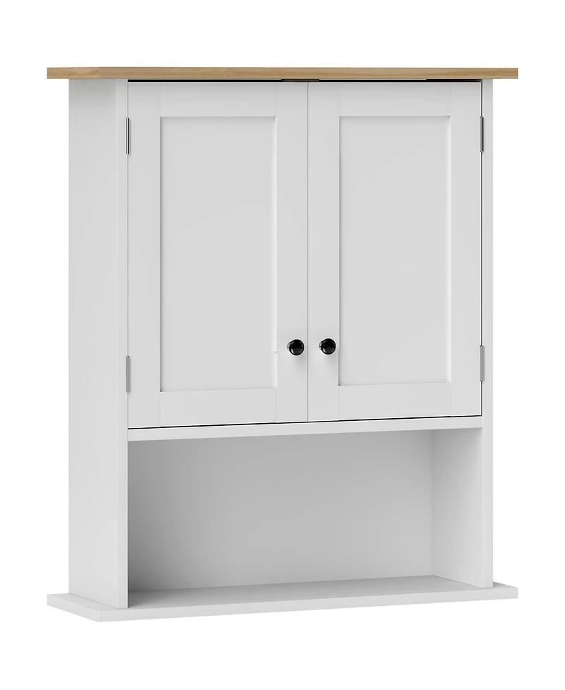 Busdays Wall Mounted Bathroom Cabinet Modern with 2 Doors and Adjustable Shelf