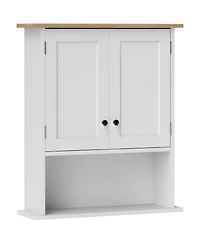 Busdays Wall Mounted Bathroom Cabinet Modern with 2 Doors and Adjustable Shelf