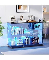 Vlsrka Rgb Glass Display Cabinet with Human Body Sensor