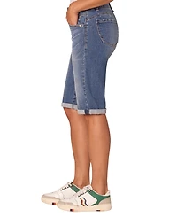 Democracy Petite AbSolution Mid-Rise Bermuda Shorts