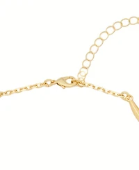 St. Moran Gold Onyx Peacock Astrid Chain Necklace