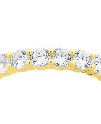 Sterling Forever Gracie Cubic Zirconia Eternity Ring