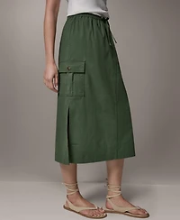 Donna Karan Weekend Women's Cargo Pocket Skirt