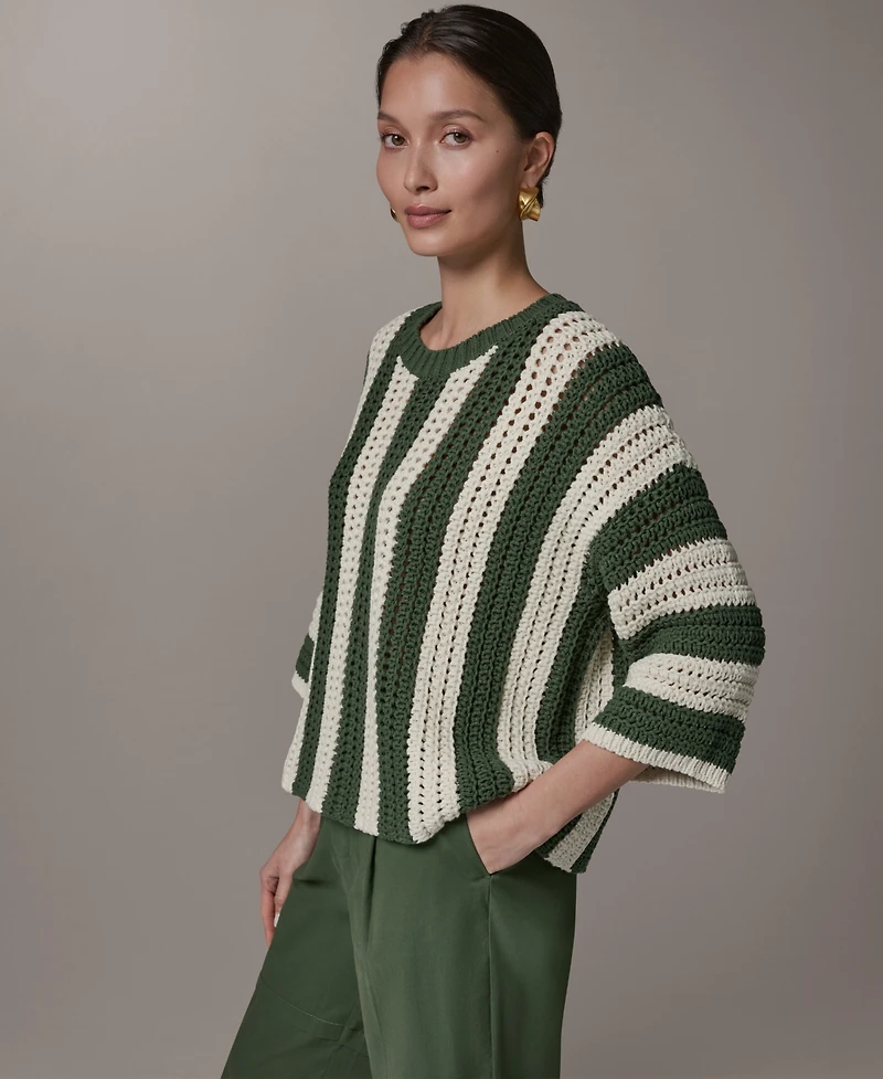 Donna Karan Weekend Women's Oversized Crewneck Sweater