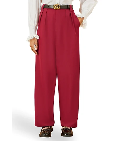Yumi Women's Wide Leg Trousers