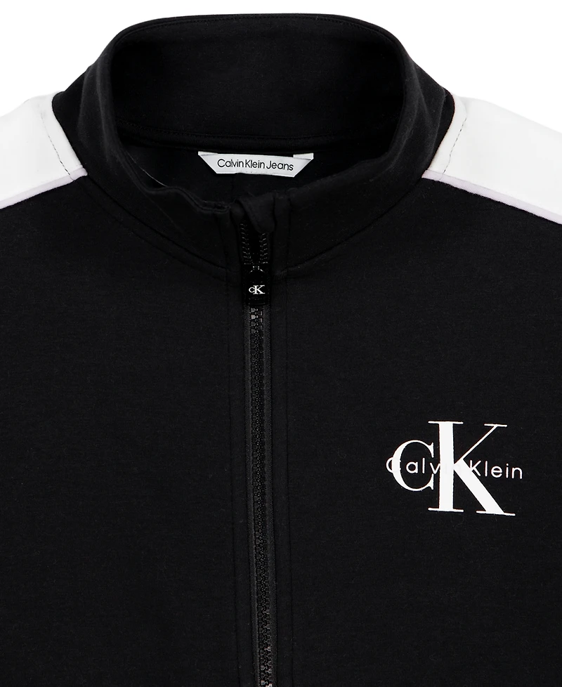 Calvin Klein Girls' 7-16 Full-Zip Track Jacket