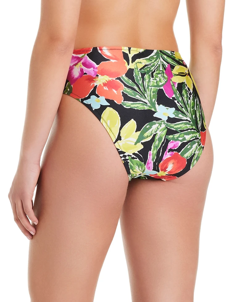 Red Carter Women's Casablanca O-Ring High-Waist Swim Bottoms