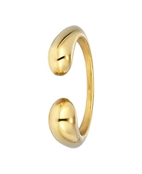 Adornia Tarnish Resistant Gold Hug Ring