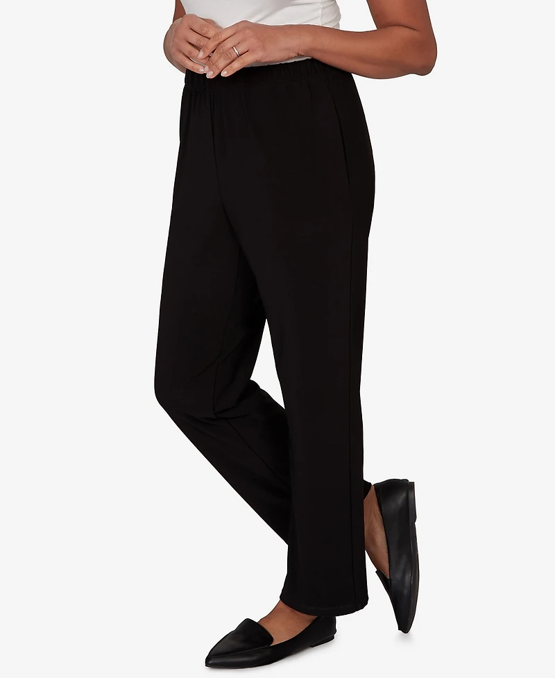 Alfred Dunner Women's Soft Crepe Pull-On Pants