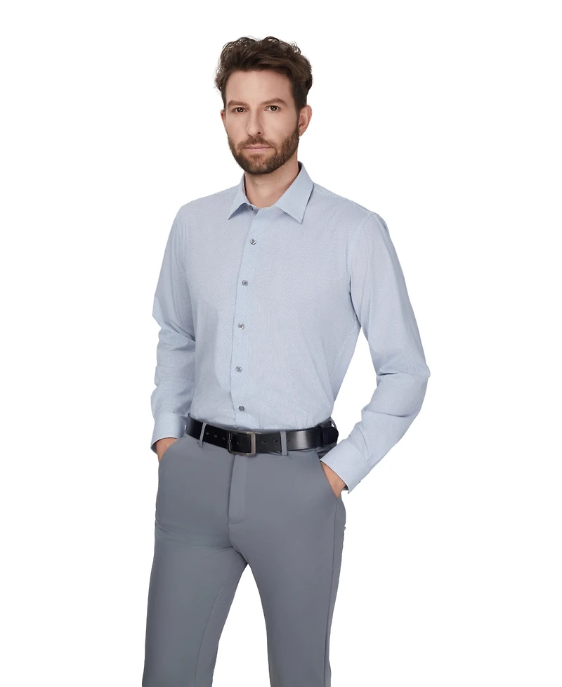 Alfani Men's Slim-Fit Spread Collar Dress Shirt, Macy's Exclusive