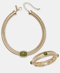 I.n.c. International Concepts Stone Accent Bangle Bracelet, Macy's Exclusive