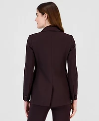 Anne Klein Women's Three-Button Notched-Collar Blazer