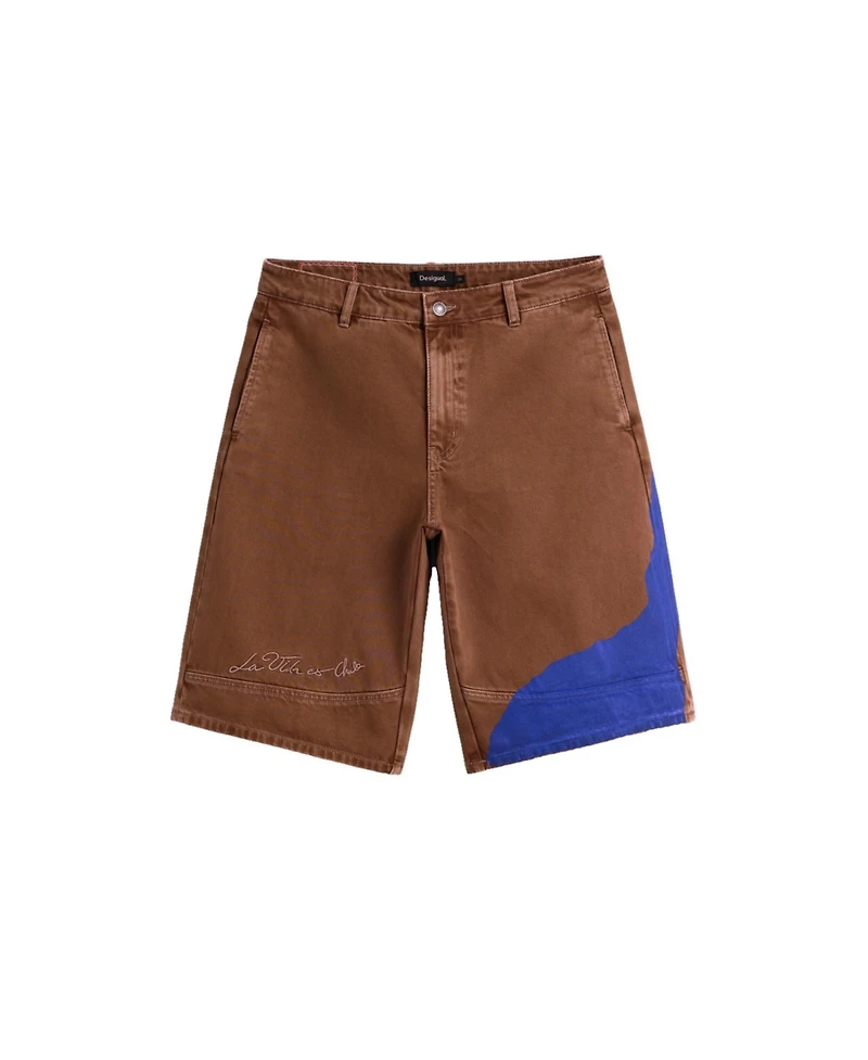 Desigual Men's Printed bermuda shorts with suns