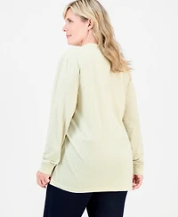 Marshall Fields Adult Unisex Logo Crewneck Long-Sleeve Shirt