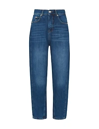 Whistles Women's High Waist Barrel Leg Jean
