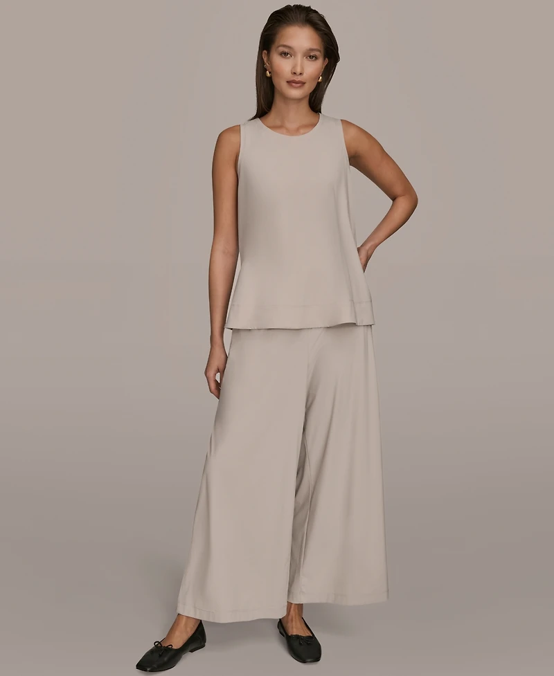 Donna Karan Weekend Women's Tricot Knit Sleeveless Top Clone
