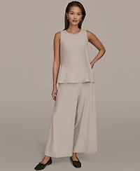 Donna Karan Weekend Women's Tricot Knit Sleeveless Top Clone