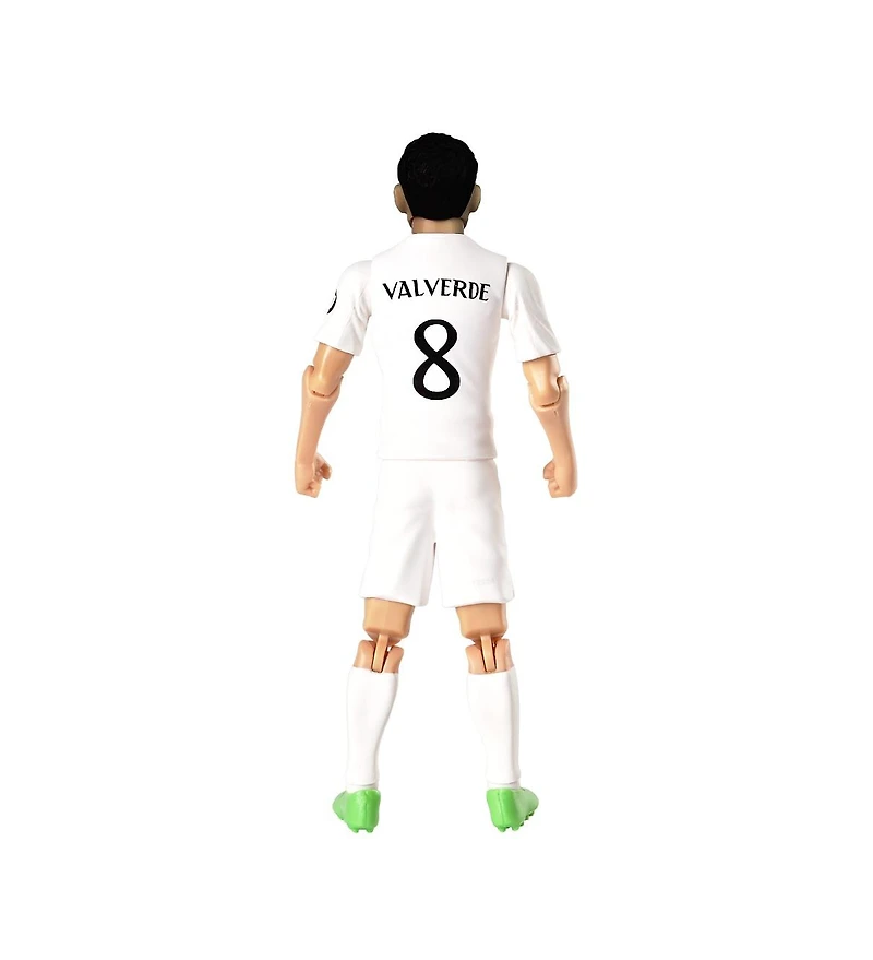 Banbo Toys Sockers Real Madrid Federico Valverde 8" Collectible Soccer Action Figure