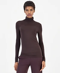 Anne Klein Women's Long-Sleeve Seamless Turtleneck