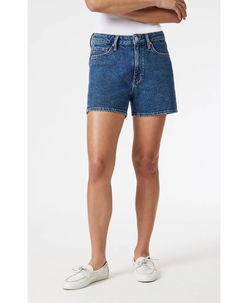 Mavi Jeans Women's Mavi's Heidi High Rise Relaxed Short Dark Shaded 90'S