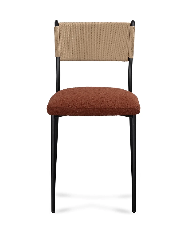 Tov Furniture Celine 2-Piece Performance Boucle Dining Chair Set