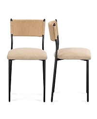 Tov Furniture Celine 2-Piece Performance Speckled Boucle Dining Chair