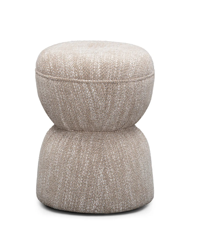 Tov Furniture Tomlin 20" Fabric Gaming Ruched Ottoman
