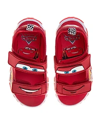 Disney Cars Boys Lightning McQueen Hook and Loop Sport Sandals – Open Toe (Little Kids)