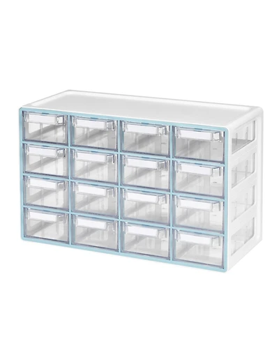 Xdovet 16-Drawer Stackable Organizer Cabinet