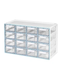 Xdovet 16-Drawer Stackable Organizer Cabinet