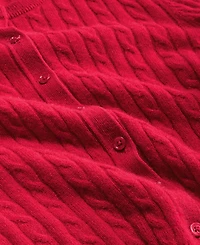 Charter Club Women's 100% Cashmere Baby Cable-Knit Crewneck Cardigan, Macy's Exclusive