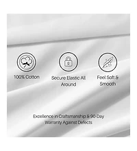 Egyptian Linens Split California King 2 Fitted Sheets Only Heavyweight 1000 Thread Count Usa