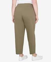 Alfred Dunner Plus Super Stretch Pull-On Pants