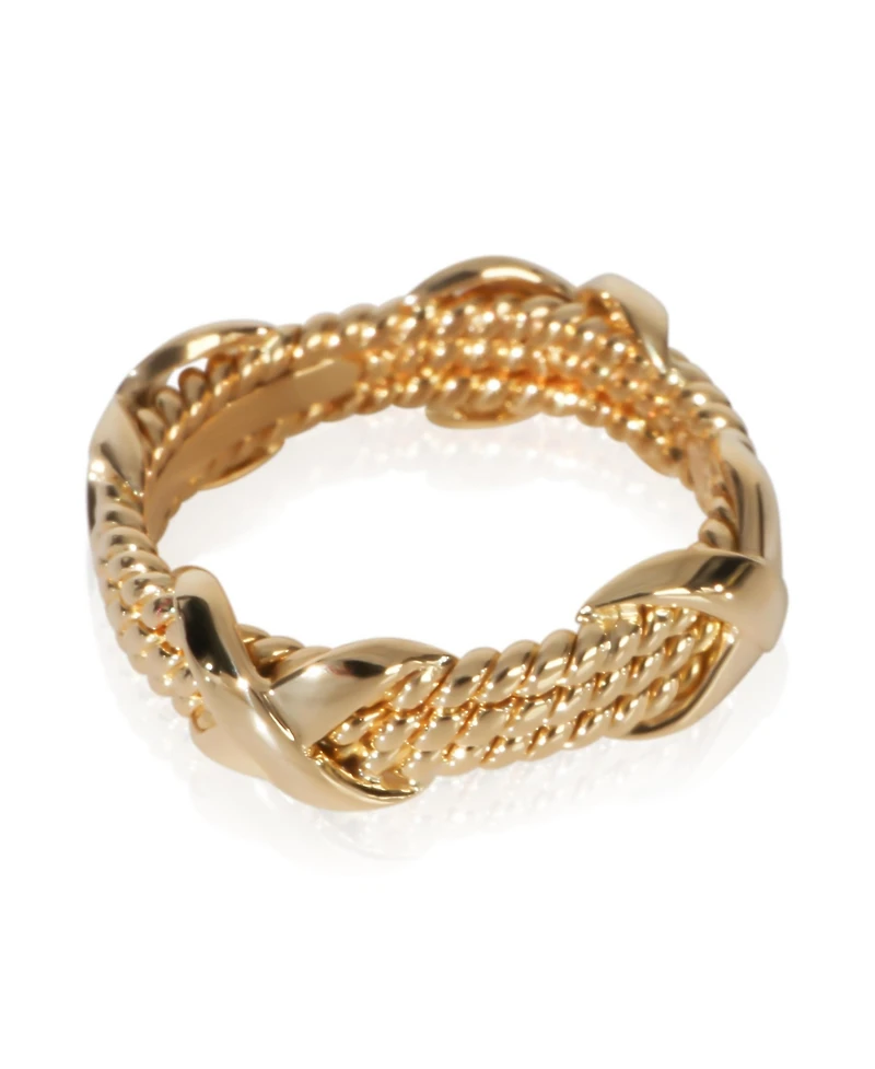 Pre-Owned Tiffany & Co Yellow Gold Schlumberger X Ring