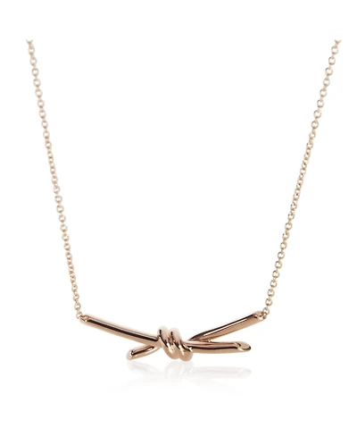 Pre-Owned Tiffany & Co Rose Gold Tiffany Knot Pendant