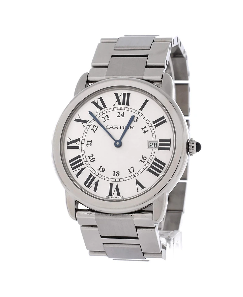 Pre-Owned Cartier Ronde Solo de Cartier Quartz Watch in Stainless Steel 36mm